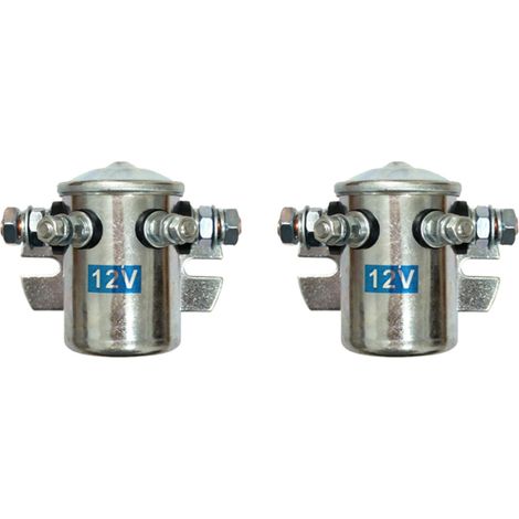 2X Isolatore di batteria doppio ad alta potenza per carichi pesanti 200 Ampere Relè 12V