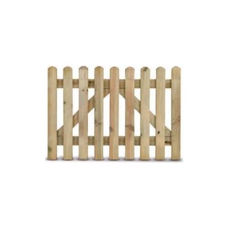 CANCELLETTO Cancello in LEGNO Impregnato in autoclave 100X100h cm (1/2)
