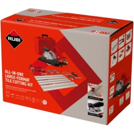 KIT SCIE CIRCULAIRE CARRELEUR TC-125 G2 TOUT-EN-UN RUBI - 52995 (1/2)