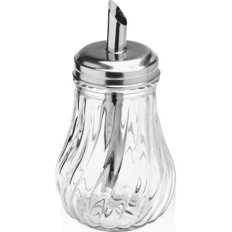 Sucrier 120 ml Ø 7 cm inox verre - Was Germany