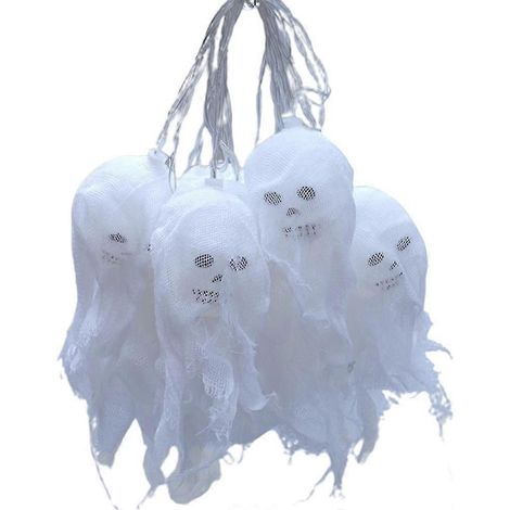 Totenkopf-Lichterkette für Halloween – gruselige Halloween-Beleuchtung für Partys, Terrasse, Innen- und Außenbereich (1/5)