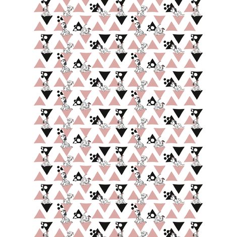 Papier peint intissé Chambre bebe Les 101 Dalmatiens Disney 200 X 280 CM (1/4)