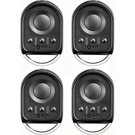 Télécommande KEYGO RTS 4 canaux – Émetteur mural pour motorisations – Compatible avec Somfy RTS – Alimentation CR2430(4 Pièces) (1/5)