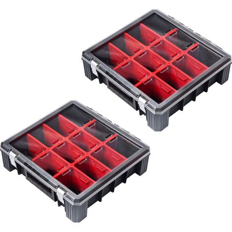 2x ADB Kleinteilemagazin Sortimentskasten Sortierkasten Organizer HD 400 (1/5)