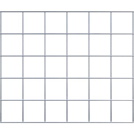Grille de Gabion à l’unité - Dimensions: 60 cm x 50 cm - mailles de 10 x 10 cm - Made in Germany (1/5)