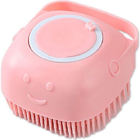 Brosse pour animaux - douche - bain - Chien - Chat - Soin du pelage - éponge - brosse (1/5)