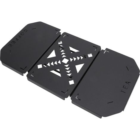Plateau de Table Pliant pour Boîte à Déjeuner, Table de Camping élégante en Alliage D'aluminium, Installation Non Destructive pour Les Amateurs de café, 1 Pièce (1/5)