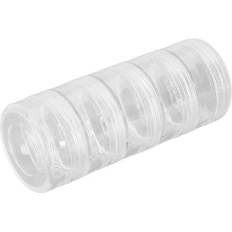 Boîte de rangement transparente à 5 compartiments pour pièces de montre, vis et composants de mouvement, 3,8 cm (1,5 pouce). (1/5)