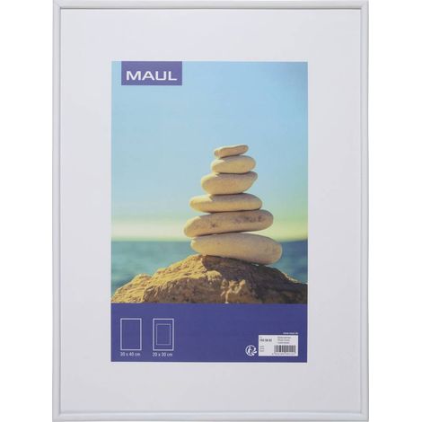 Maul 1935802 Cadre photo amovible Format du papier: 30 x 40 cm blanc