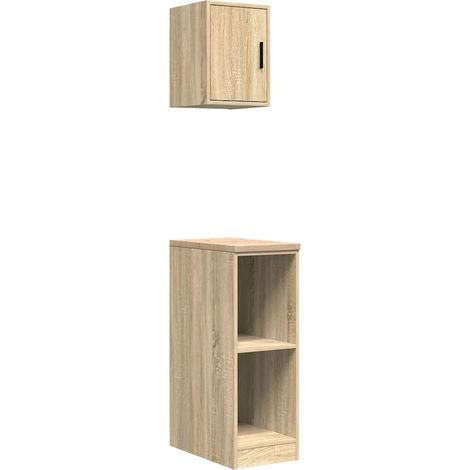 Maison Exclusive - Armoires de garage 2 pcs chêne sonoma bois d'ingénierie