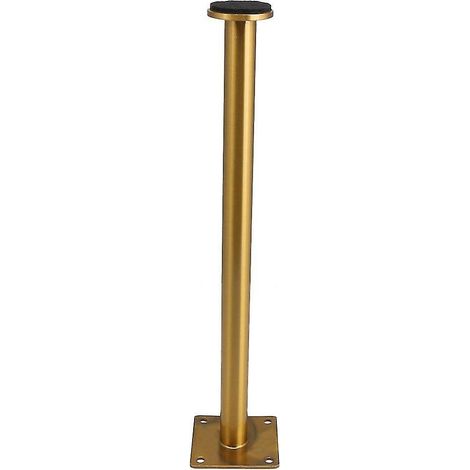 Convient aux pieds de table réglables en acier inoxydable couleur titane 6x30cm WS442 (1/5)