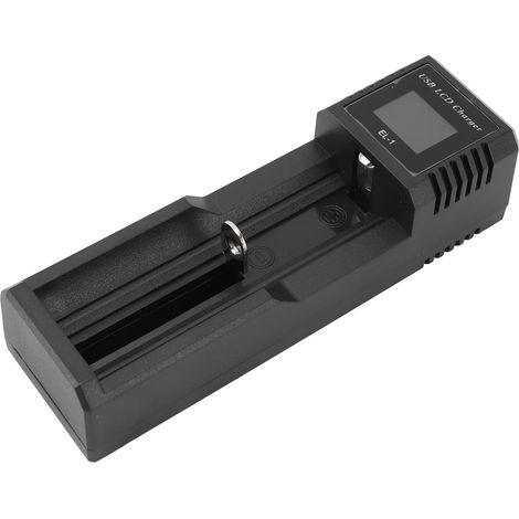 Chargeur de piles pour batteries lithium-ion 3.7V 10440 14500 16340 17500 17650 18350 18500 20700 25500 et batteries Ni-MH Ni-Cd 1.2V AA AAA C (1/5)