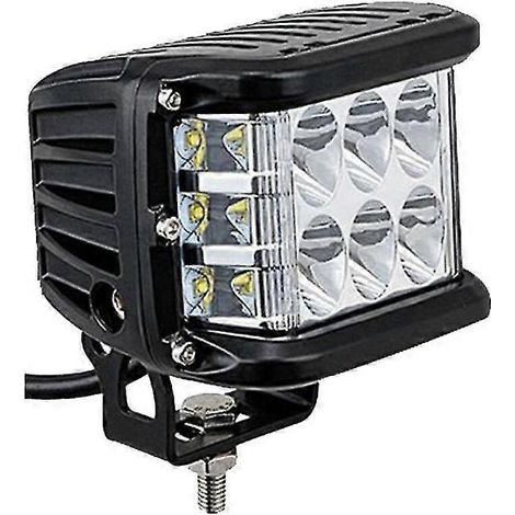 Projecteur de travail à triple éclairage latéral automatique, plafonnier, feu clignotant, phare, projecteur, feu stroboscopique (1/5)