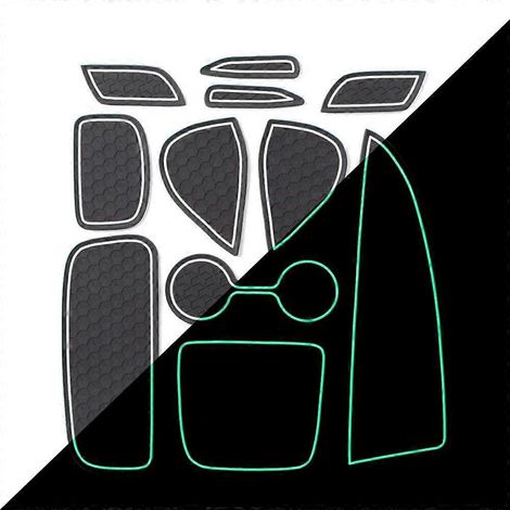 Tapis antidérapant pour porte de voiture Toyota Yaris XP210 2020-2021 (modèle japonais) - Blanc (1/5)