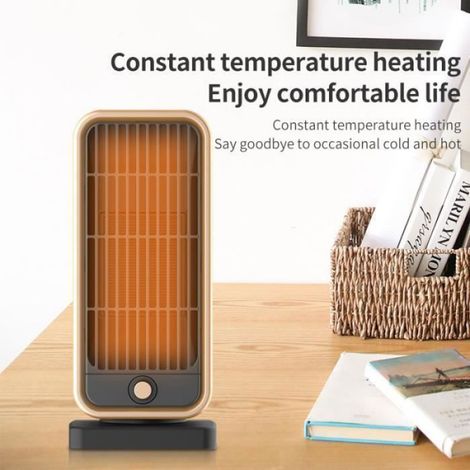 Radiateur soufflant - - 500W - Céramique - Noir - Salle de bain (1/4)