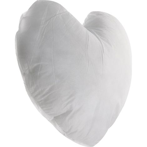 Rembourrage de Coussin Cœur en Coton PP Blanc, Léger et Confortable, Insert de Coussin Décoratif de Cœur, Adapté la Décoration de Chambre et Chambre D'garçon et Filles (1/5)