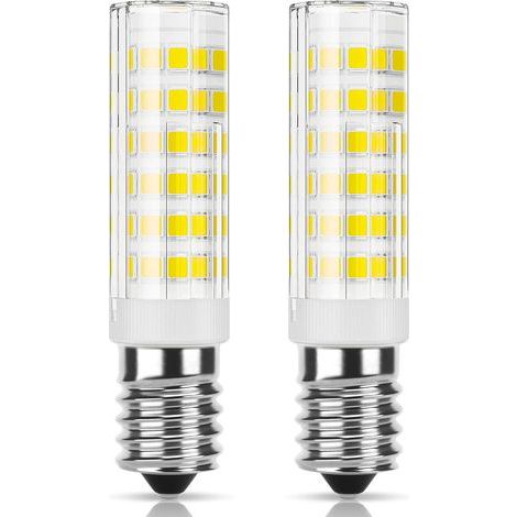 Ampoule LED E14 hotte aspirante, 5W équivalent halogène 50W, Blanc froid 6000K 550LM, Ampoule petite culot à vis pour hotte et frigo, Non dimmable, 2 Pièces (1/5)