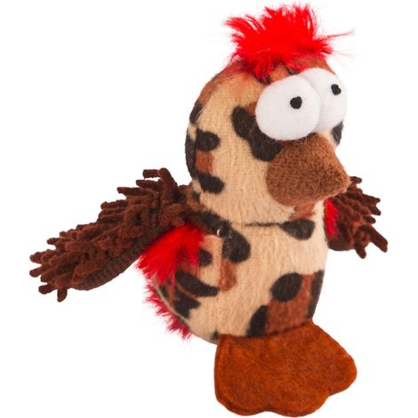Jouet Poulet Fou pour Chat 8 cm