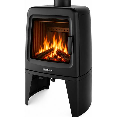 Poêle à bois NORDFLAM - CARINI 8 kW en Fonte - (1/5)