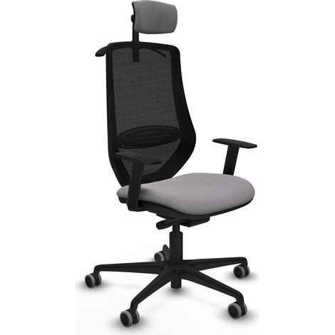 piqueras-y-crespo Mardos traslack chaise bureau gris ergonomique
