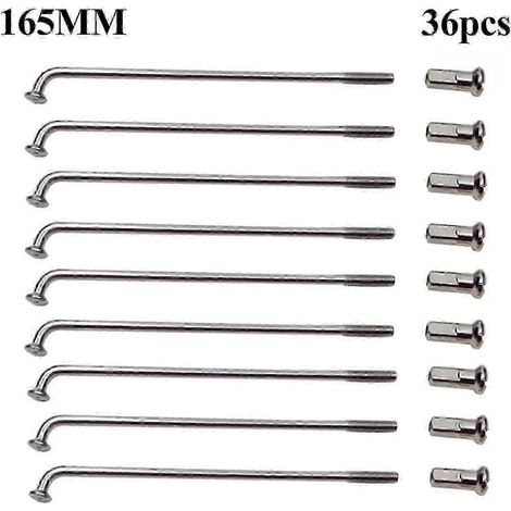 36 Stück Fahrradspeichen, langlebig, multifunktional, leicht, für Mountainbikes 165 mm (1/5)