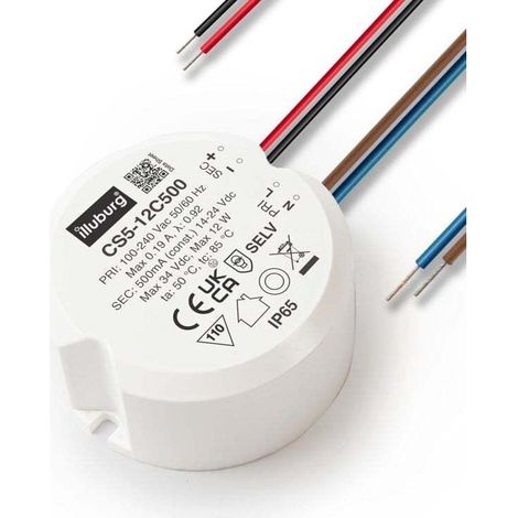 Transformateur LED Étanche IP65 500mA Courant Constant LED Bloc d'Alimentation Driver Power Supply(30-42V/450MA)