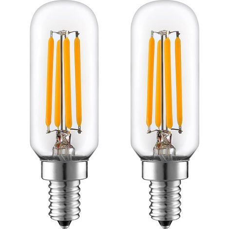 Ampoule LED E14 T25 Tubulaire 4W 2700K Blanc Chaud - Lot de 2 (1/5)