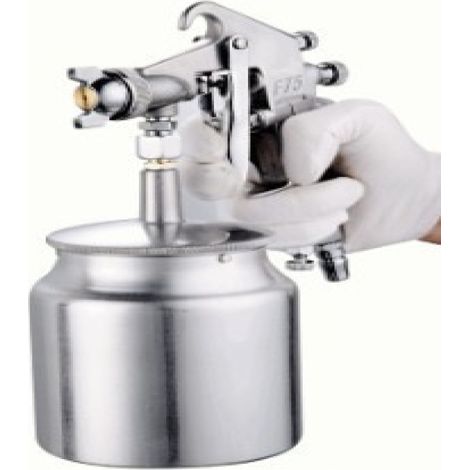 Pistolet à peinture F-75, arrosoir pneumatique à réservoir supérieur et inférieur, peinture pour meubles et voitures, colle, pistolet à peinture à haute atomisation (réservoir inférieur F75) (1/5)