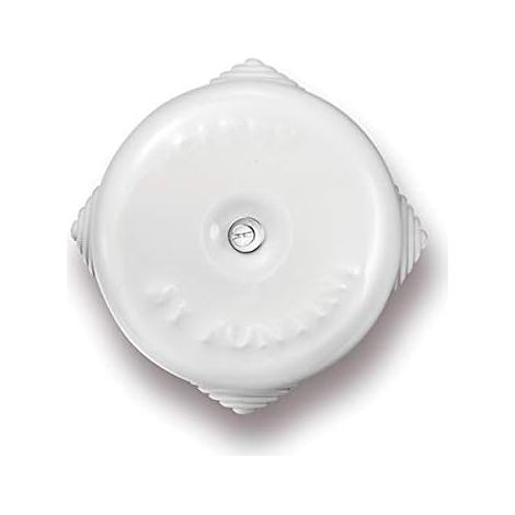 fontini Garby - Caisse raccords porcelaine blanc Garby diametre 72 mm (1/2)