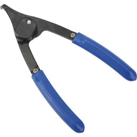 Pince à circlips 20cm réglable intérieure extérieure, démonte anneau de retenue, outil de réparation auto 90°, pince pour bagues de fixation. (1/5)