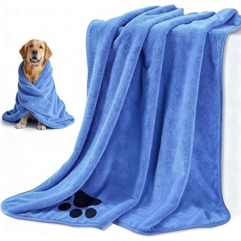 Dog Towels Dog Towels 100 x 50 cm Blue (1/5)