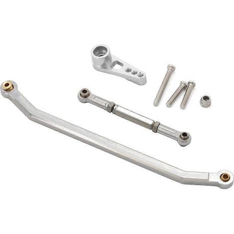 Verstärktes Lenkgestänge-Set für 1/12 MN128 RC-Car, Silber