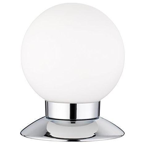 Lampada Tavolo Led Cromo Touch Sfera Vetro H 13 cm Princess GD Trio (1/4)