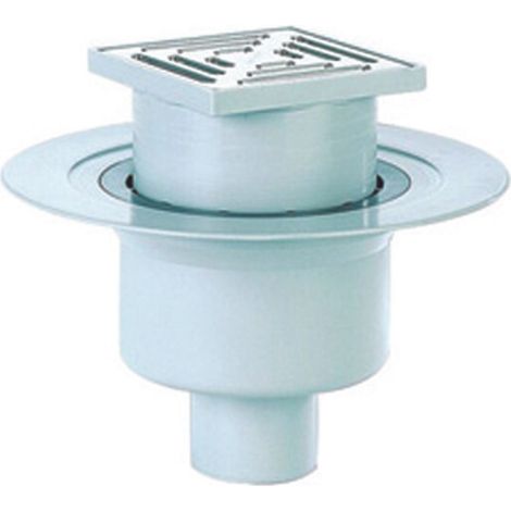 DALLMER Scarico a pavimento 61 HT/KE, DN 50/DN 70, 150 x 150 mm, 611253