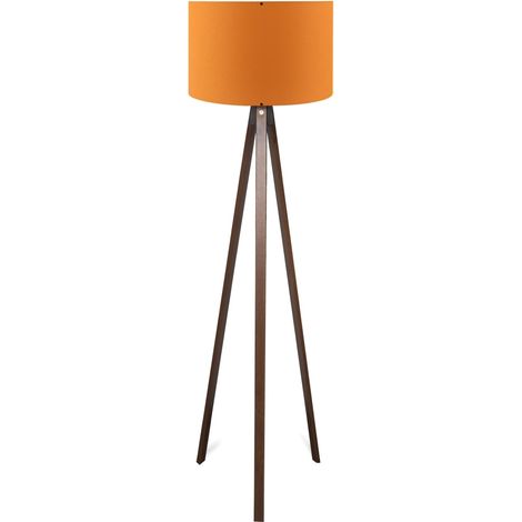 Lámpara de pie, lámpara de pie, iluminación de salón. Lamp Naranja