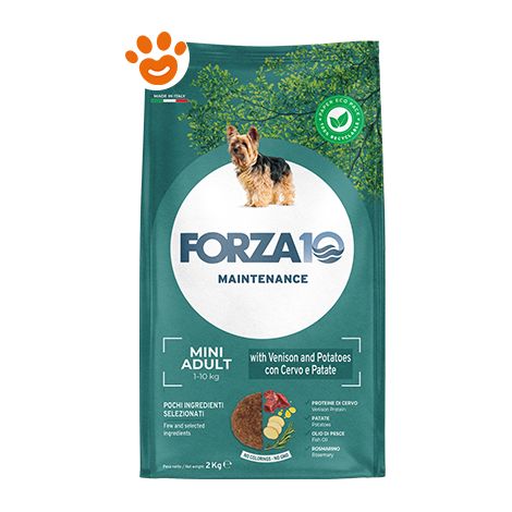 Forza10 Dog Maintenance Mini Adult Cervo e Patate  - Forza10 Dog Maintenance Mini Adult Cervo e Patate - Sacco Da 2 Kg