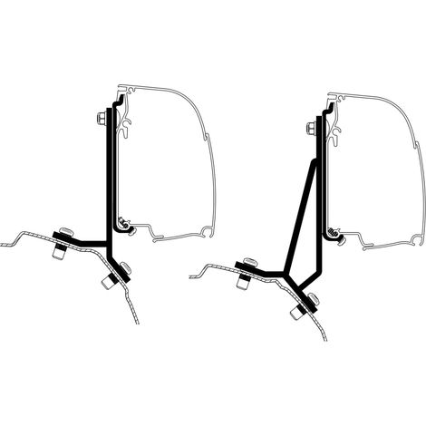 Adaptador Omnistor 4200 Ford Transit / Tourneo Custom Minivan - Thule