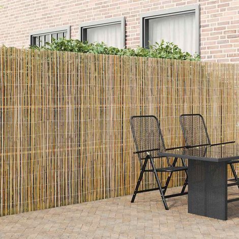 Bambuszaun Natur 300 x 180 cm Bambus