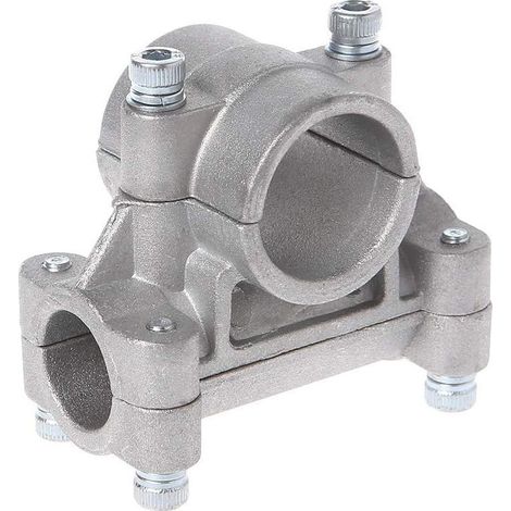 Griffhalterung – Montagehalterung für Rasenmäher und Trimmer – Durchmesser 26 mm – Silber – 1 Stück (1/5)
