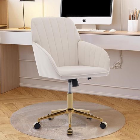 Chaise de bureau pivotante et réglable – Ergonomique, dossier adapté aux longues positions assises – Confort pour télétravail (1/5)