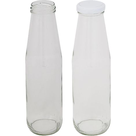VASO VETRO 'BOCCACCIO' PER ALIMENTI TIPO 'PASSATA  446 ml - imbocc. Ø 53 mm s/tappo- 24 pezzi  - Senza Marca