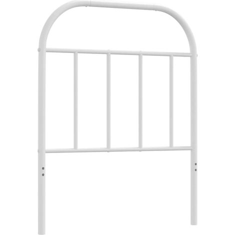 Maison Exclusive - Ersatz-Kopfteil Metall Weiß 75 cm