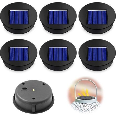 Solarlampe - 6 Stück - LED - 8 cm - Solarenergie