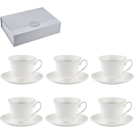 Tasses et soucoupes Florina Classic, 12 pièces (1/5)