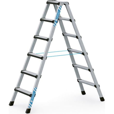 ZARGES Comfortstep B - LM-Stufen-Stehleiter 2 x 6 Stufen (1/4)