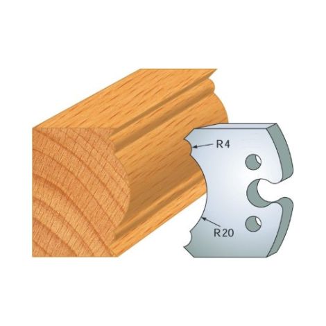 JEU DE 2 FERS PROFILES ACIER HT 50MM N°242