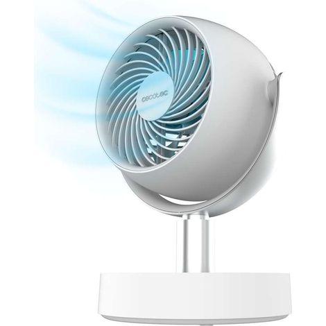 Ventilateur de Table EnergySilence 800 Cyclone Desk Portable - 10 W, Diamètre 25 cm, Batterie de 4000 mAh, 5 Vitesses, Oscillation à 60º et Inclinaison Réglable Jusqu’à 90º (1/5)