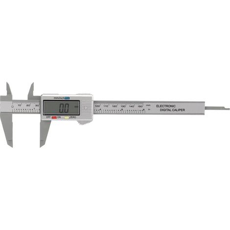 Pied à coulisse numérique en plastique, grand écran électronique LCD pour la mesure différentielle (1/5)