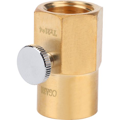 Adaptateur TR21-4 vers CGA320 en laiton pour bouteille de soda, raccord de valve de remplissage CO2, accessoire de remplissage (1/5)