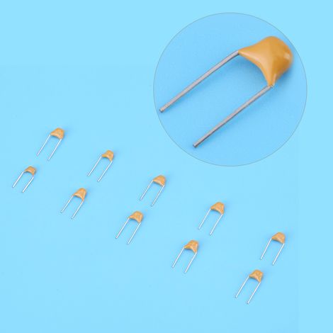 Lot de 500 condensateurs monolithiques de 1NF à 68NF (10 spécifications) (1/5)